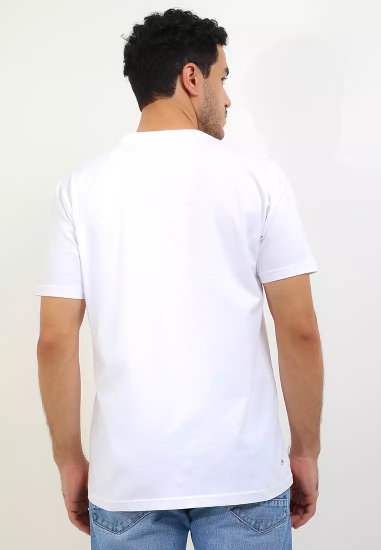 TRIPLE Tshirt Reguler Slim - White