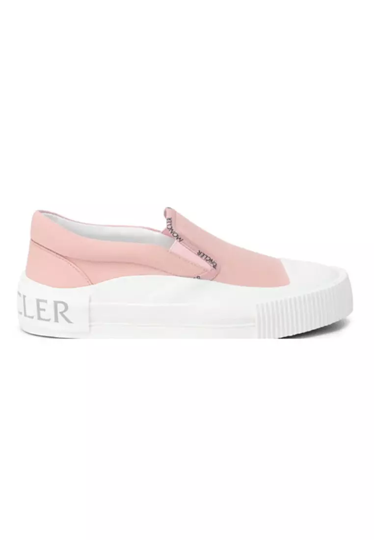 Discount on Moncler  shoes - SKU: Moncler Glissiere Tri Women's Sneakers In Pink