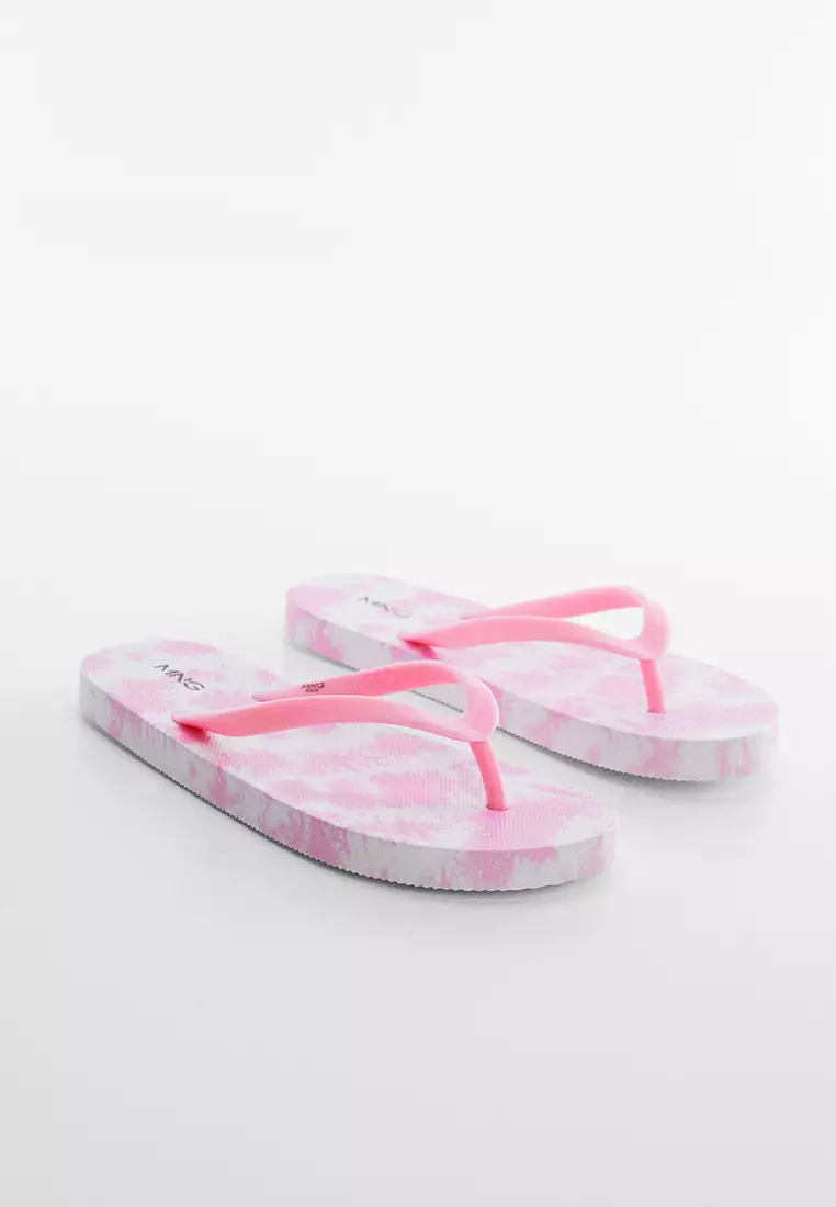Kids white flip flops online