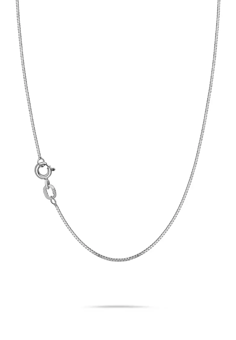 White gold chain and on sale pendant