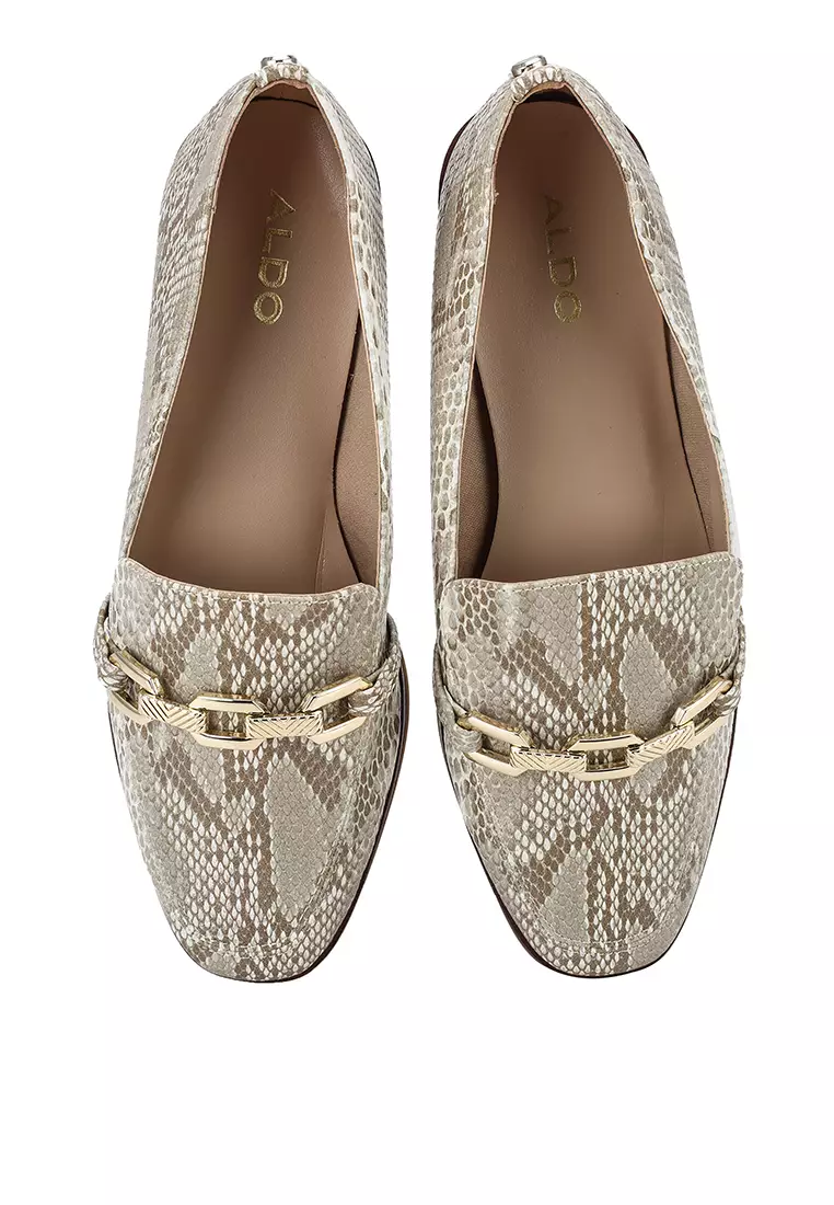 Aldo silver sale loafers