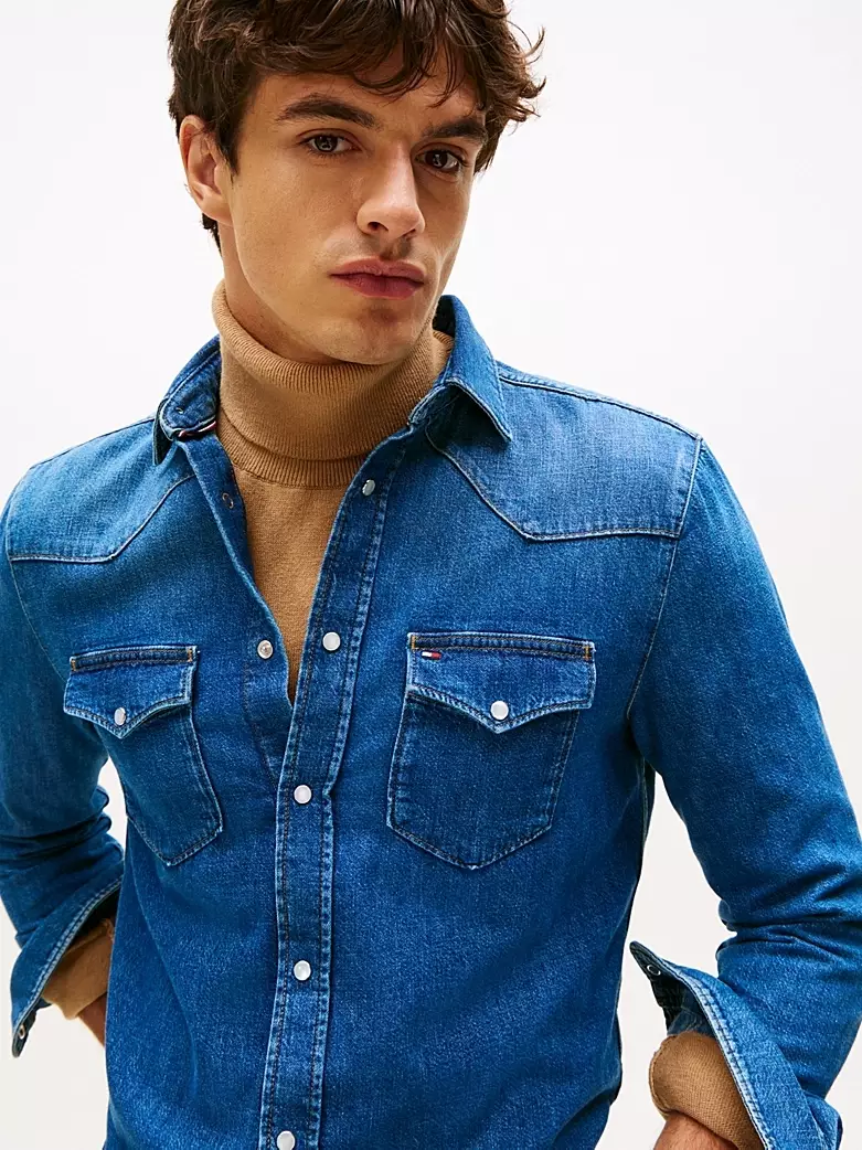 Tommy Hilfiger - Regular Fit Western Denim Shirt