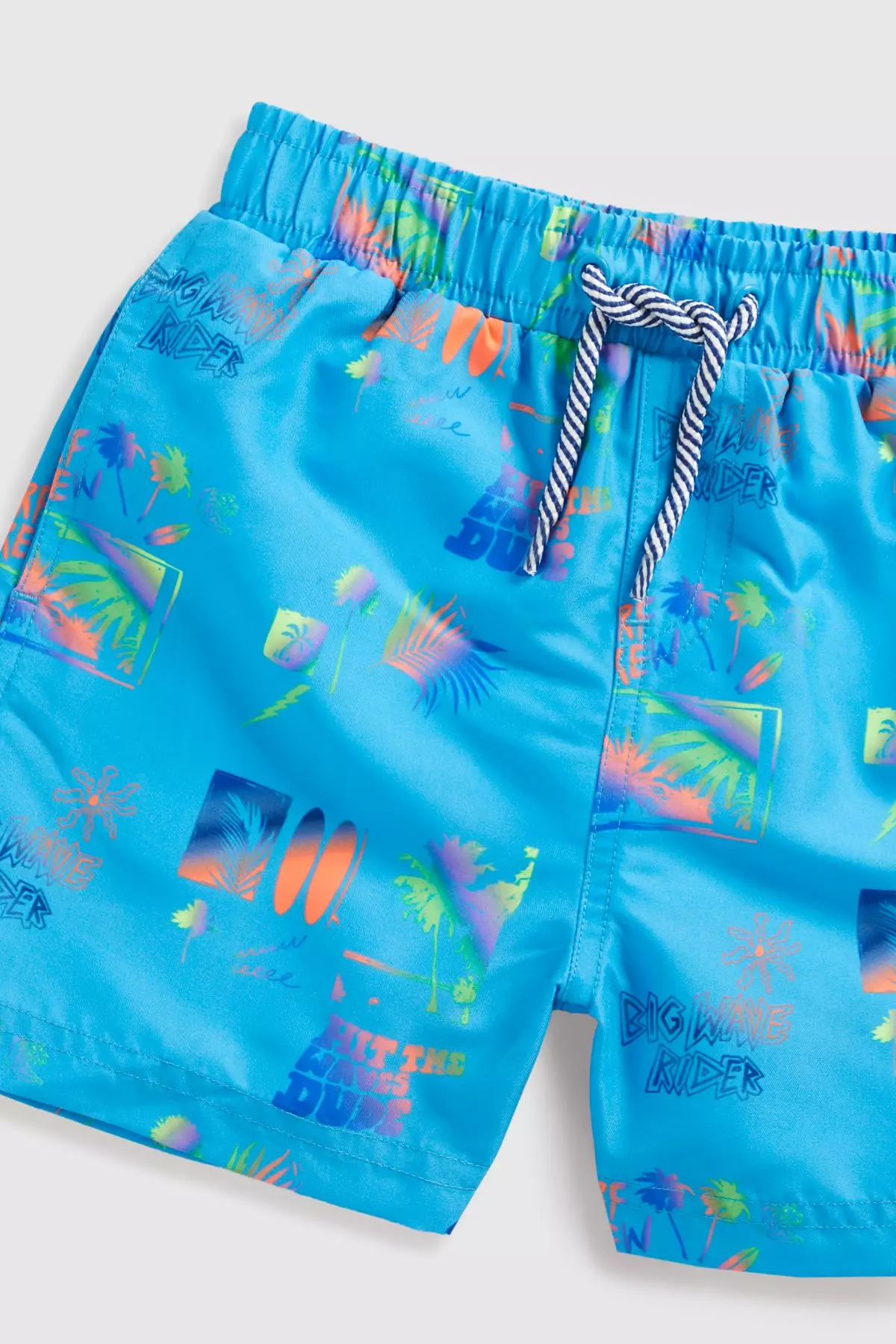 Mothercare Tropical Board Shorts - Celana Renang Anak Laki-laki (Biru)