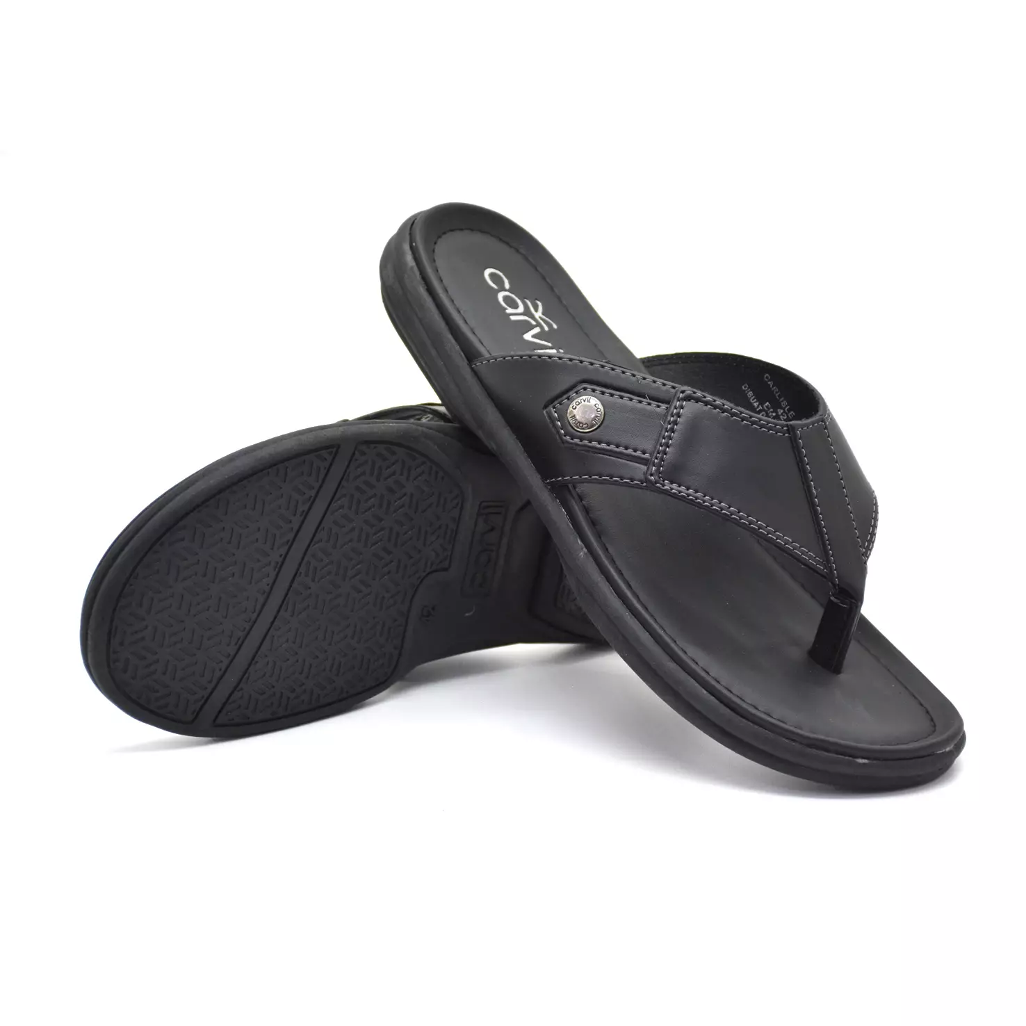 Carvil Sandal Pria Carlisle-01 M Black