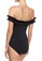 LYCKA black LWD7208-European Style Lady Swimsuit-Black C01AAUSB1D15A7GS_3