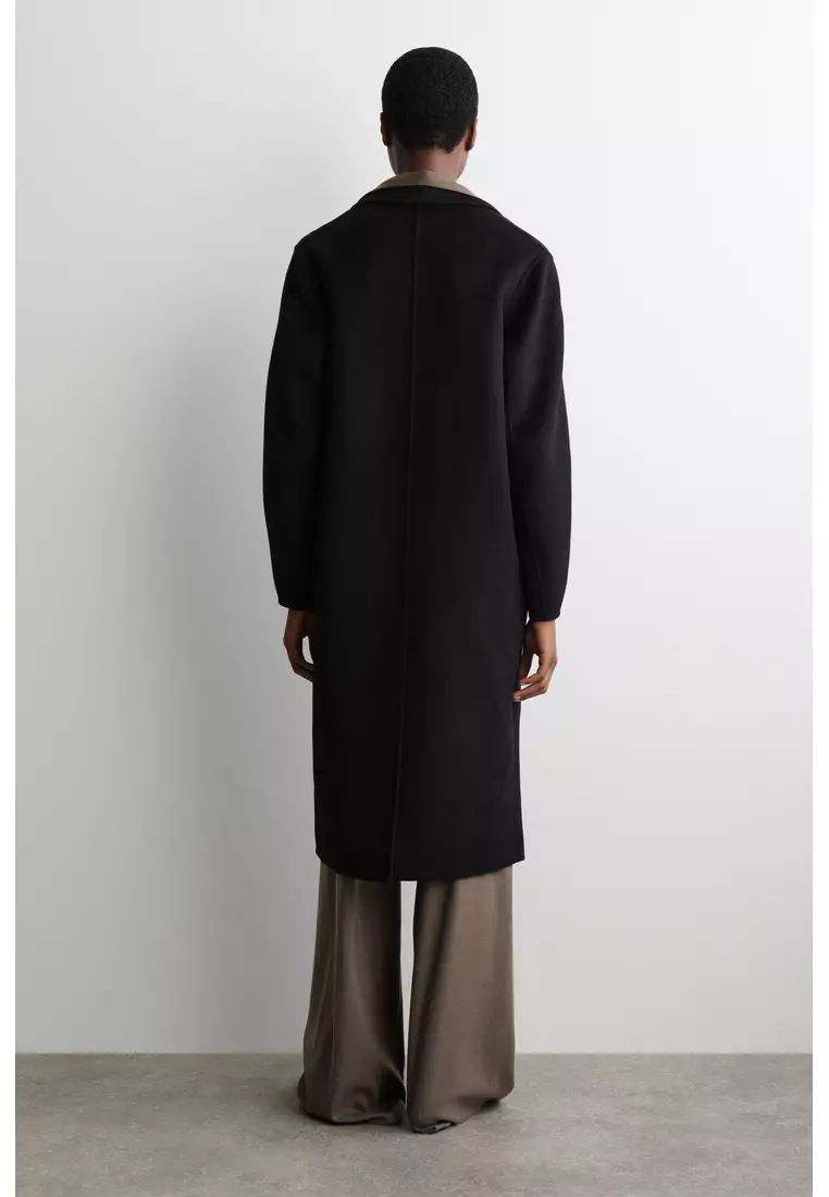 DOUBLE-FACED WOOL LONG COAT
