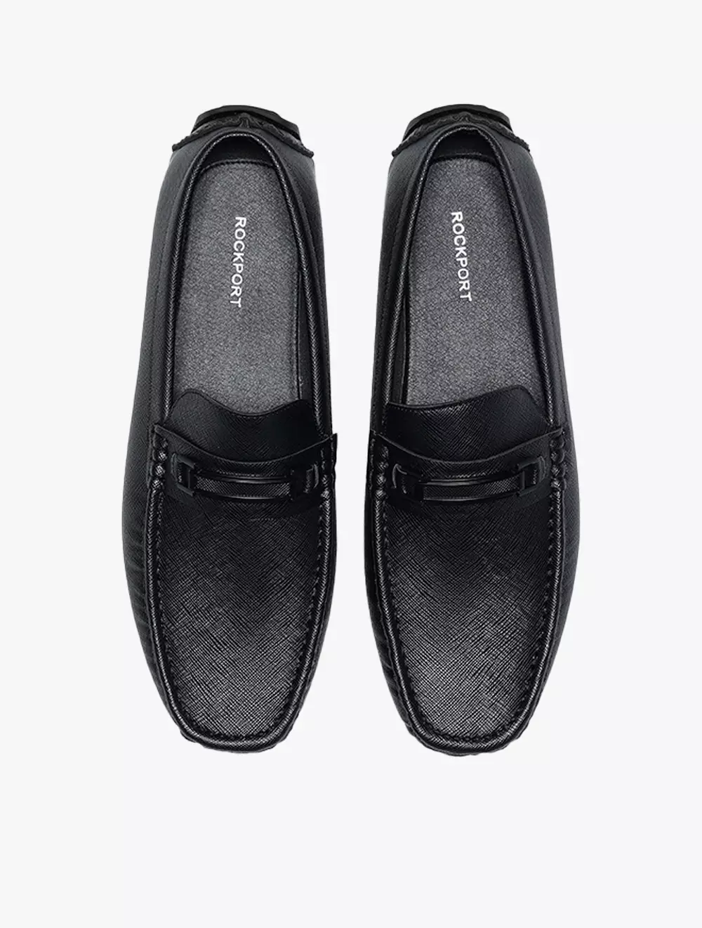 Payless Rockport Mens Wilfred Moccasins - Black_01