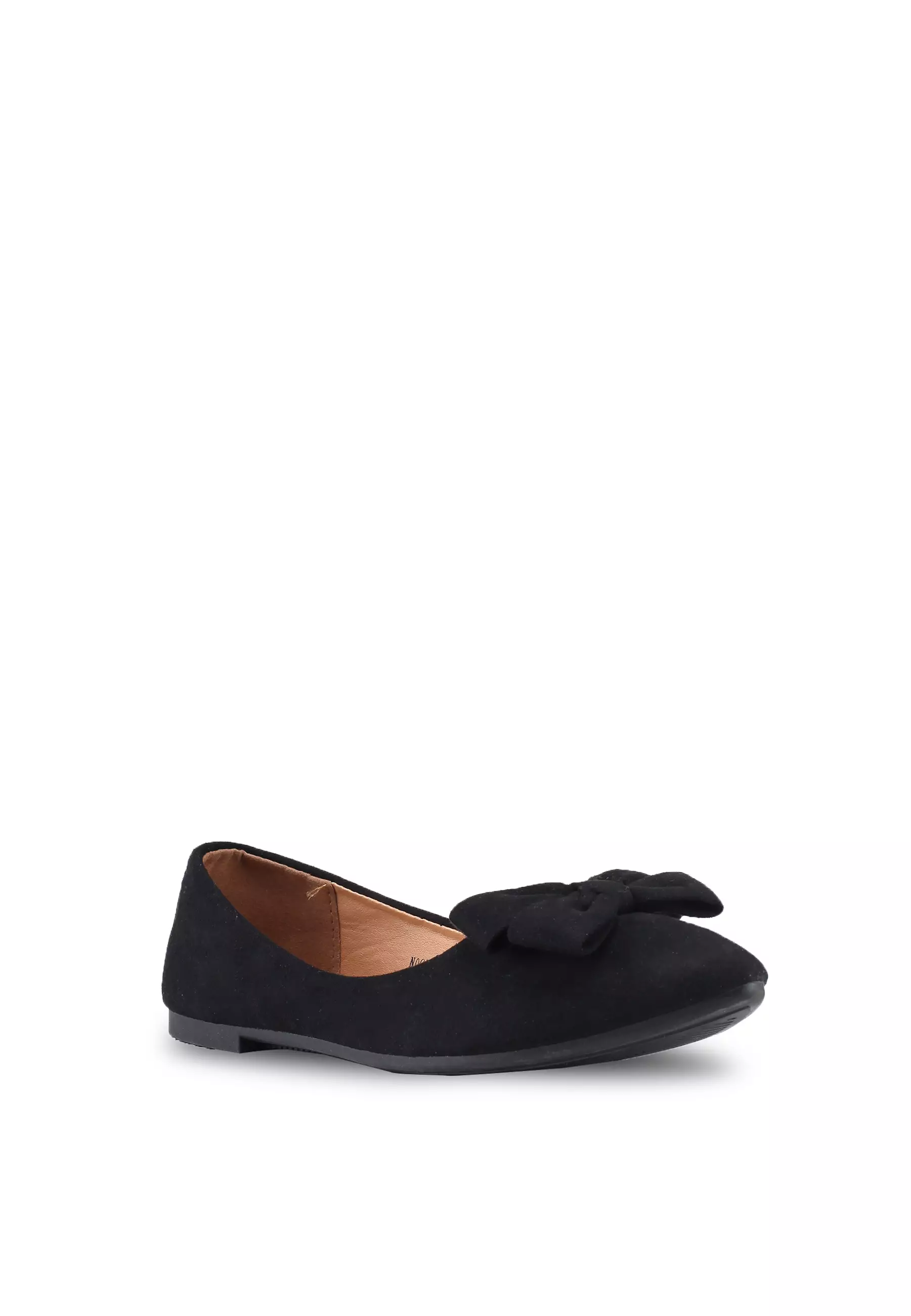 Noveni Bow Suede Flats ZALORA