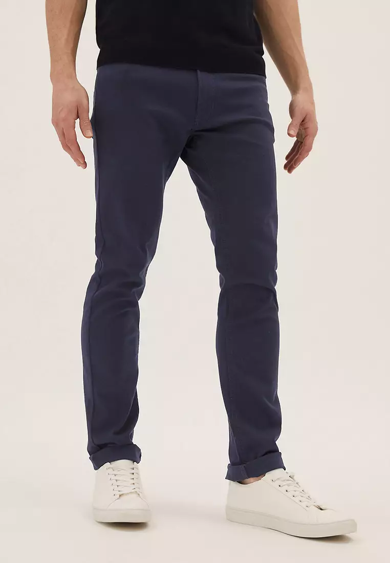 Jual Marks & Spencer Slim Fit 360 Flex Super Stretch Performance Jeans ...