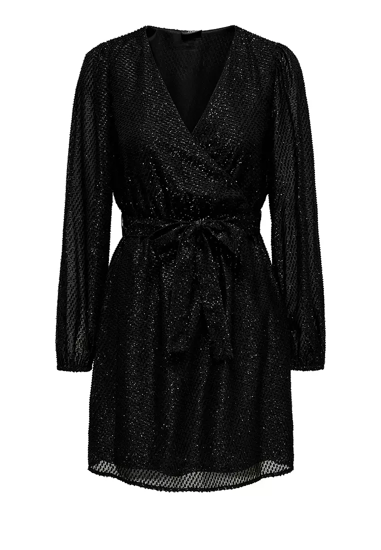 Roxy V-Neck Wrap Dress