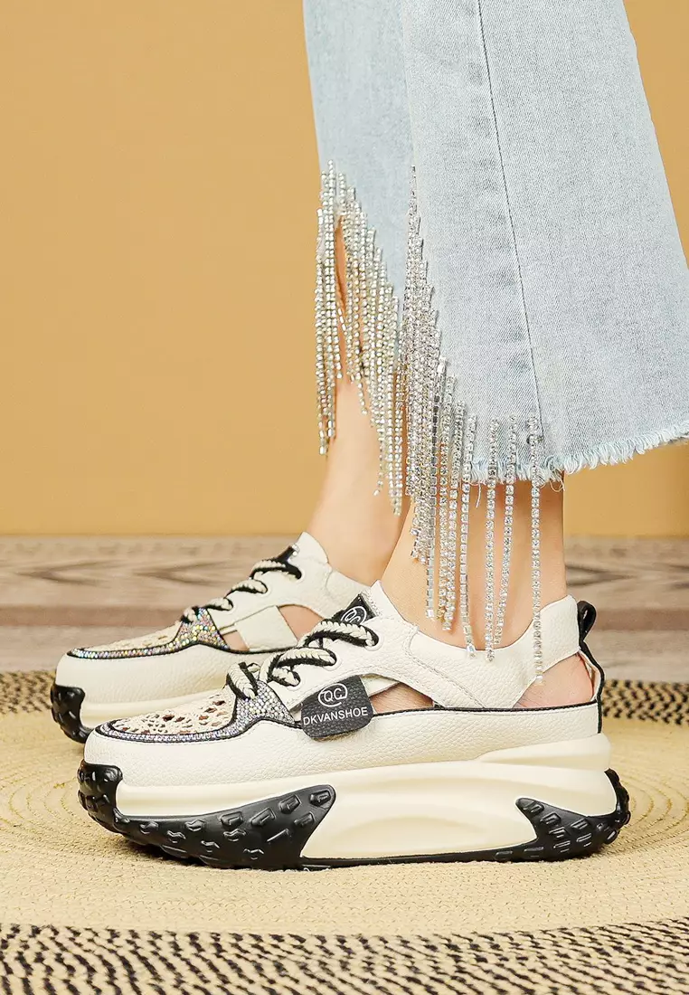Buy Twenty Eight Shoes VANSA Fashionable Hollow Cow Leather