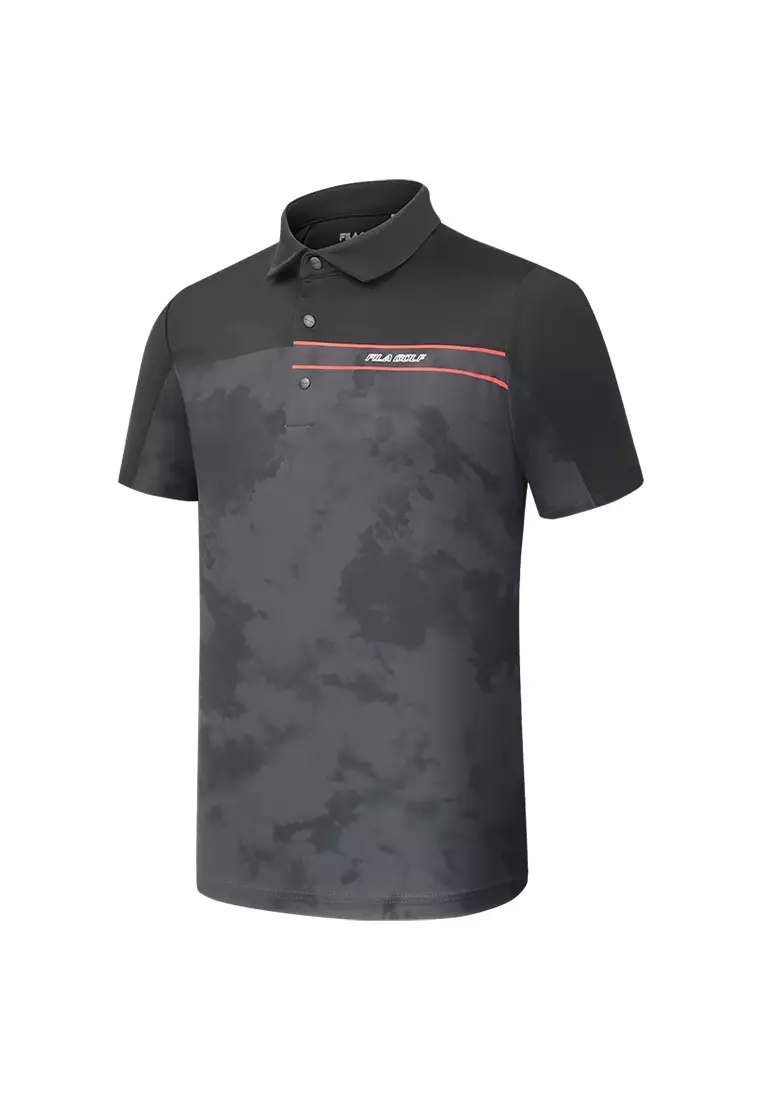 Buy FILA FILA CORE Men s ATHLETICS GOLF Short Sleeve Polo in Black