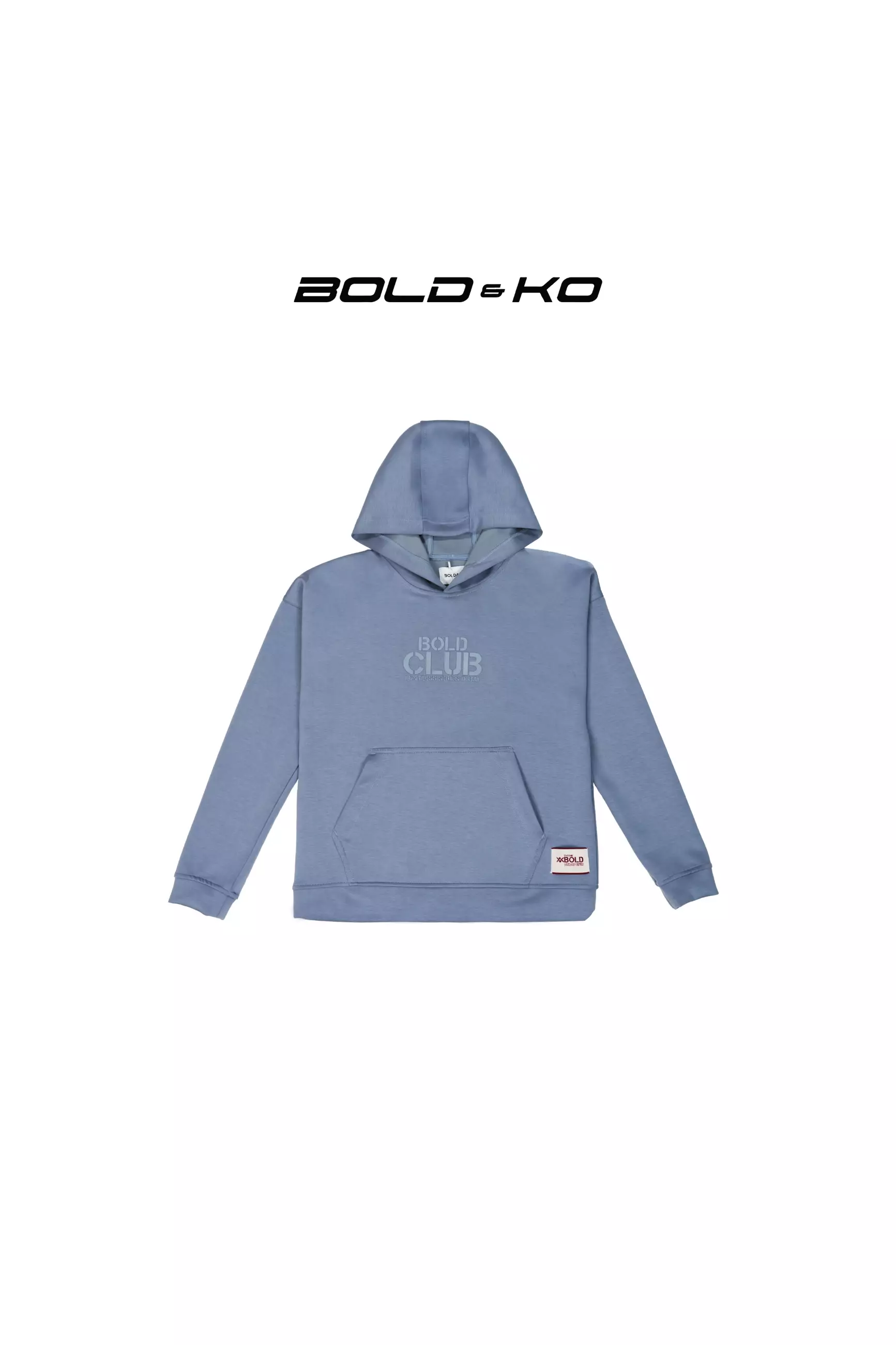 BOLD&KO BK Limitless Loose Fit Hoodie Blue/ Jaket Anak Laki-Laki / Jaket Anak Perempuan