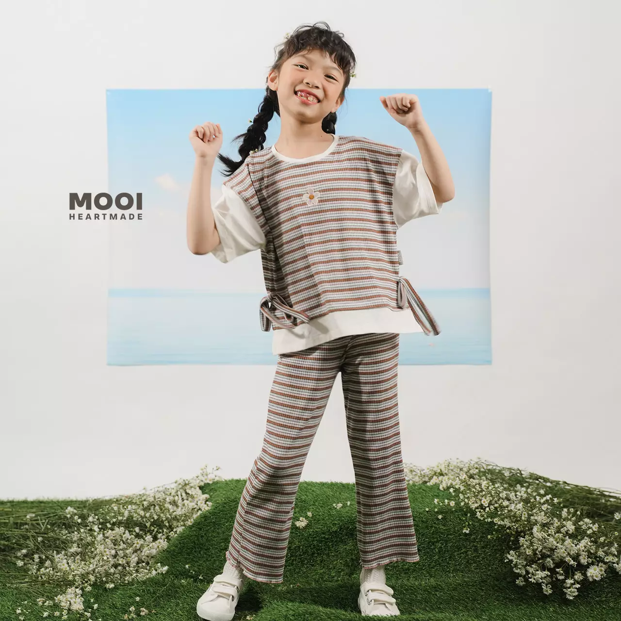 Mooi Celana Panjang Anak Perempuan Hinata Pants - Blue