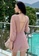 YG Fitness pink Sexy Gauze Big Backless One-Piece Swimsuit 15D2FUS8139404GS_3