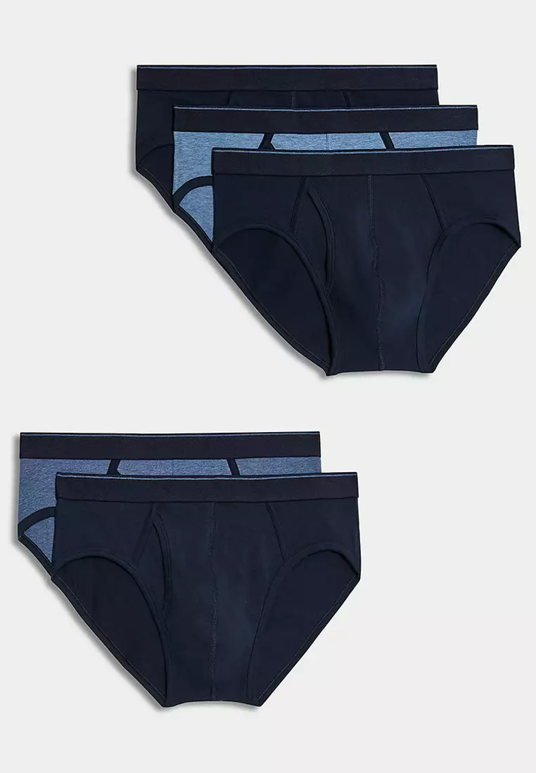 5pk Cotton Stretch Cool & Fresh™ Briefs