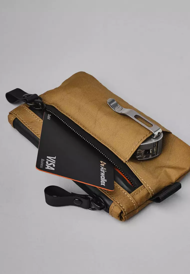 Alpaka Zip Cardholder - Brown VX21