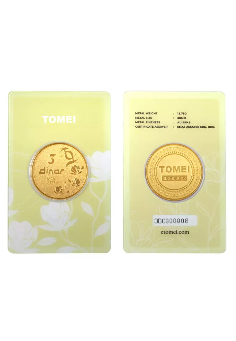 TOMEI [Dinar In Set] Gold Coin I Fine Gold 9999