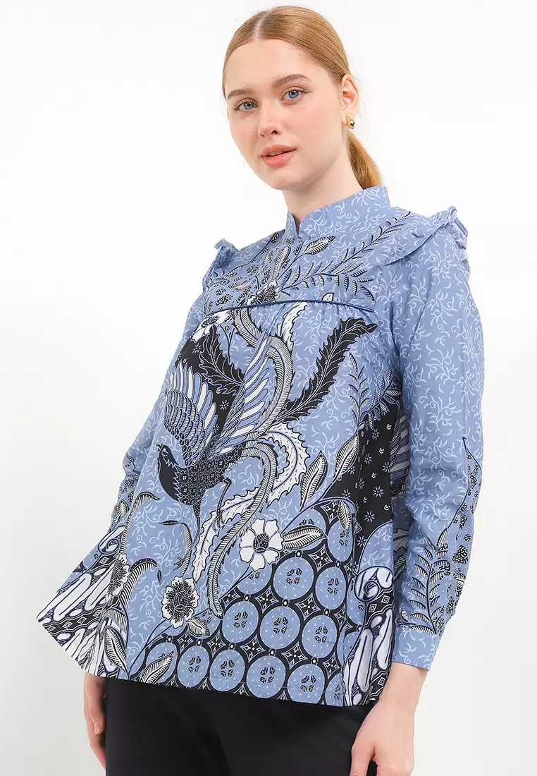 Arini Blouse Batik Katun Wanita