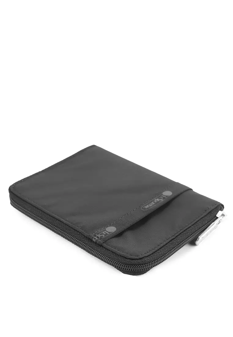 【LeSportsac】ZIP TRAVEL WALLET Solid Black Zip Travel Wallet | LeSportsac