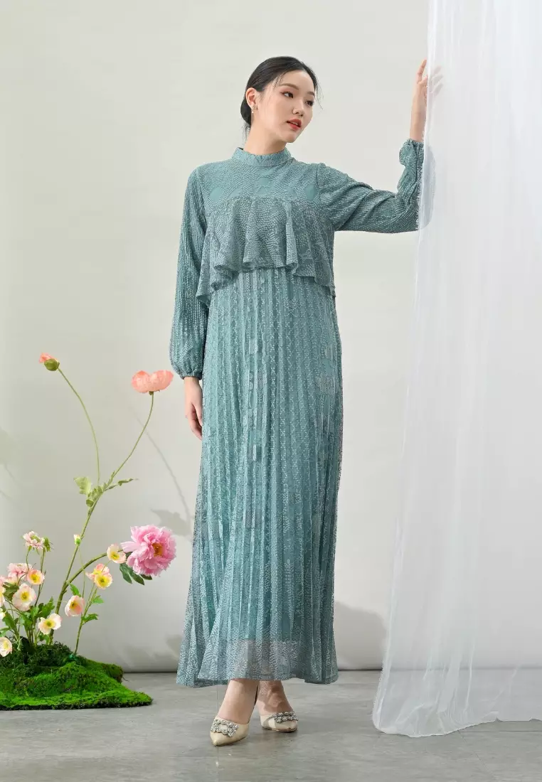 Dusty hotsell turquoise dress