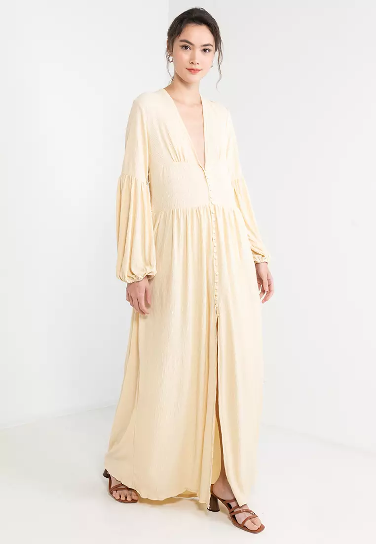 Buy KNUE Maxi Split Long Dress Online ZALORA Malaysia