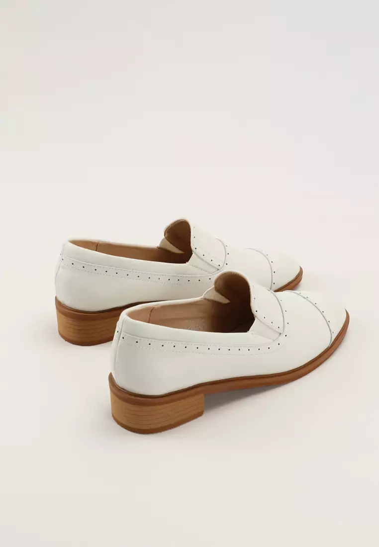 Brogue Leather Loafers TH128-2