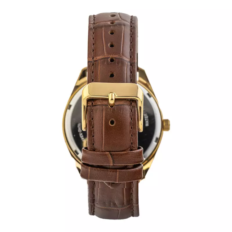 Jam Tangan Pria Alba AS9R08X1 Men Silver Dial Brown Leather Strap