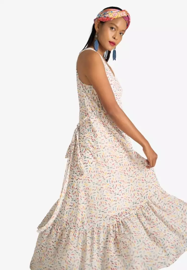 New Linen New Horizon Maxi Chiffon Dress