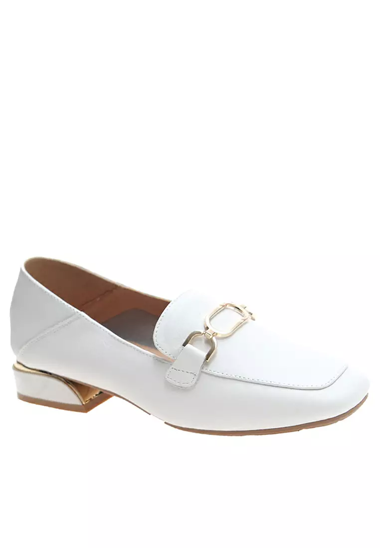 Discount on Twenty Eight Shoes  shoes - SKU: Cow Leather Horsebit Low Heel Loafers Mb25717
