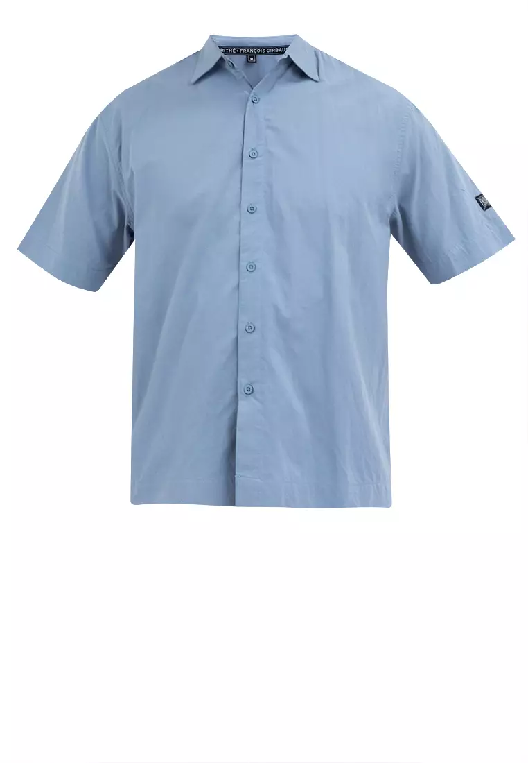 Men's Polo 1 Button Down Powder Blue