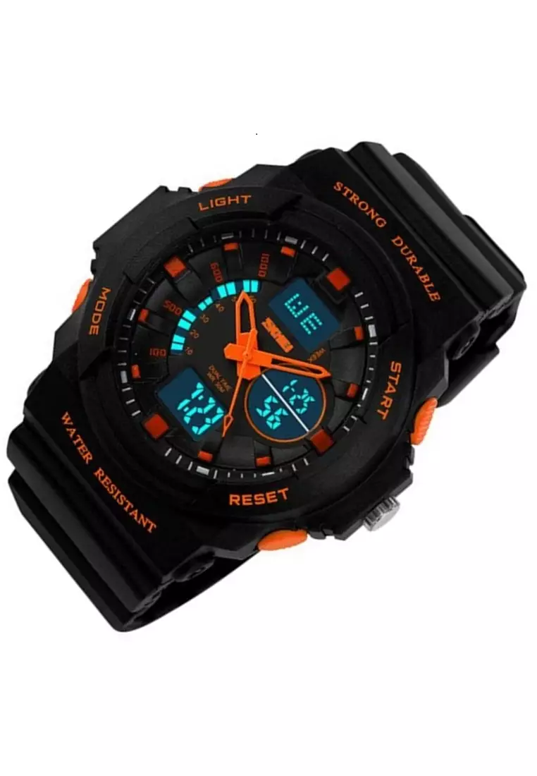 Jam Tangan Casual Anak LED Waterproof Strap Tali Material PU Berkualitas YU86 ORIGINAL