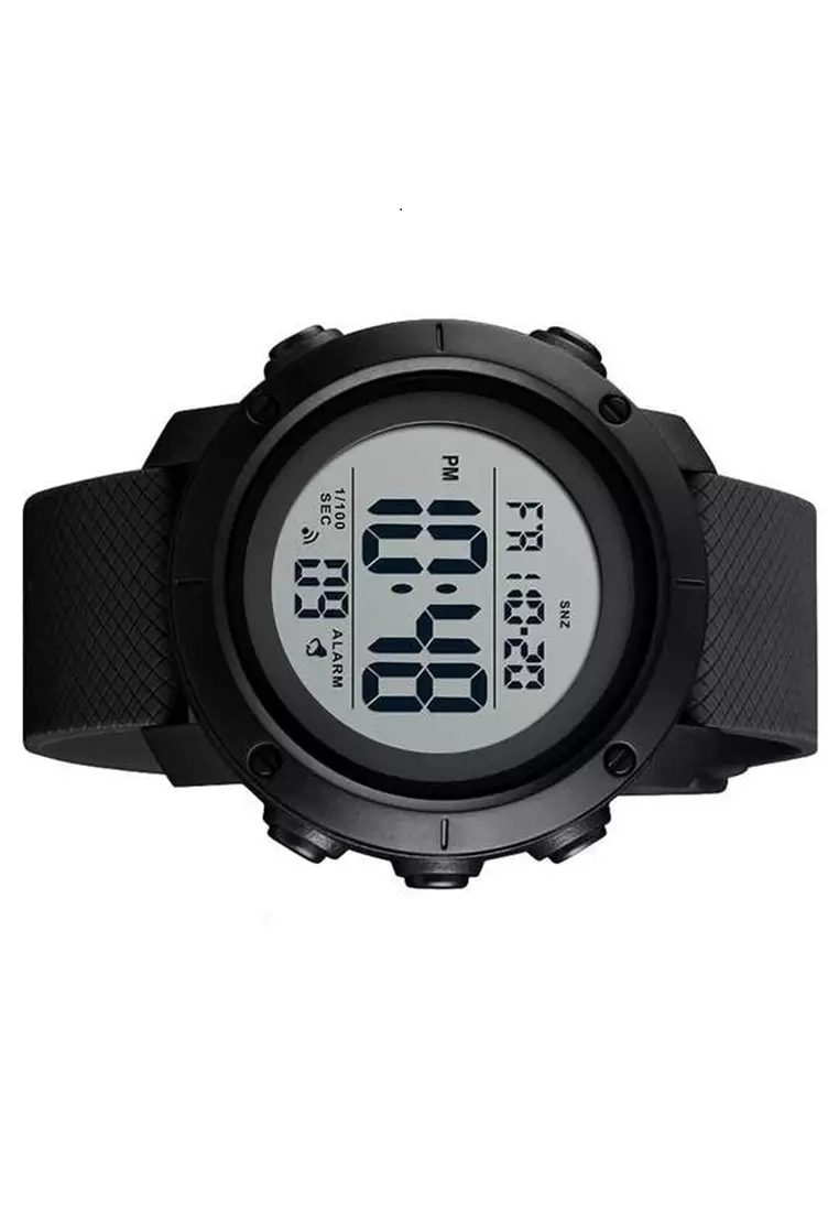 Jam Tangan Sporty Digital Pria Waterproof Strap Tali Material Silicone BH56 ORIGINAL