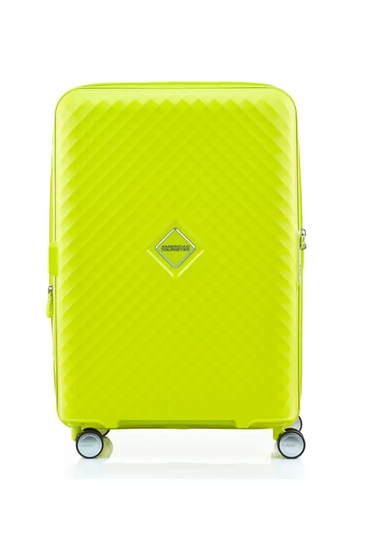 Neon yellow luggage hotsell