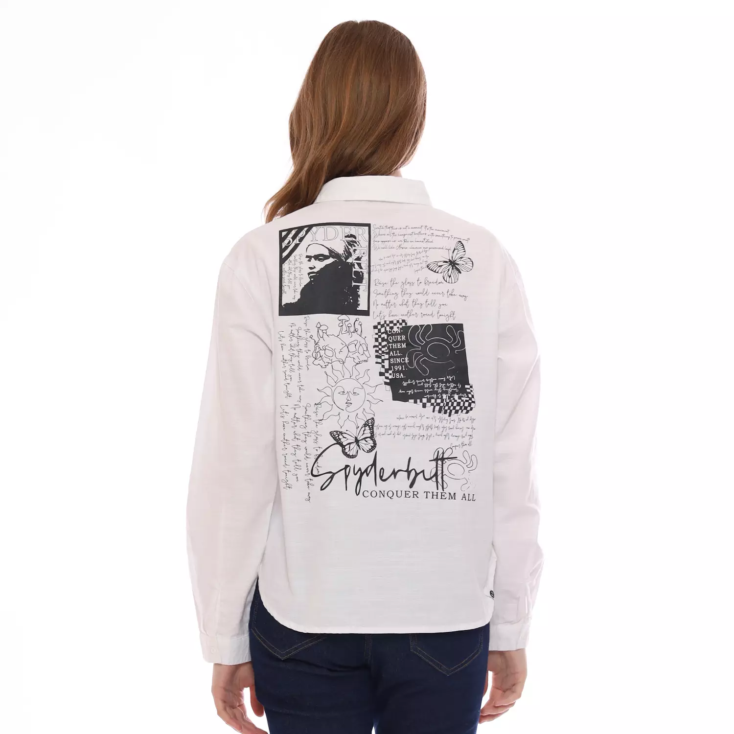 Spyderbilt Kemeja Lengan Panjang Wanita Elli Planet Surf