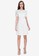 ZALORA WORK white Short Sleeves Pleated Detail Dress 9DD2EAA188311FGS_4