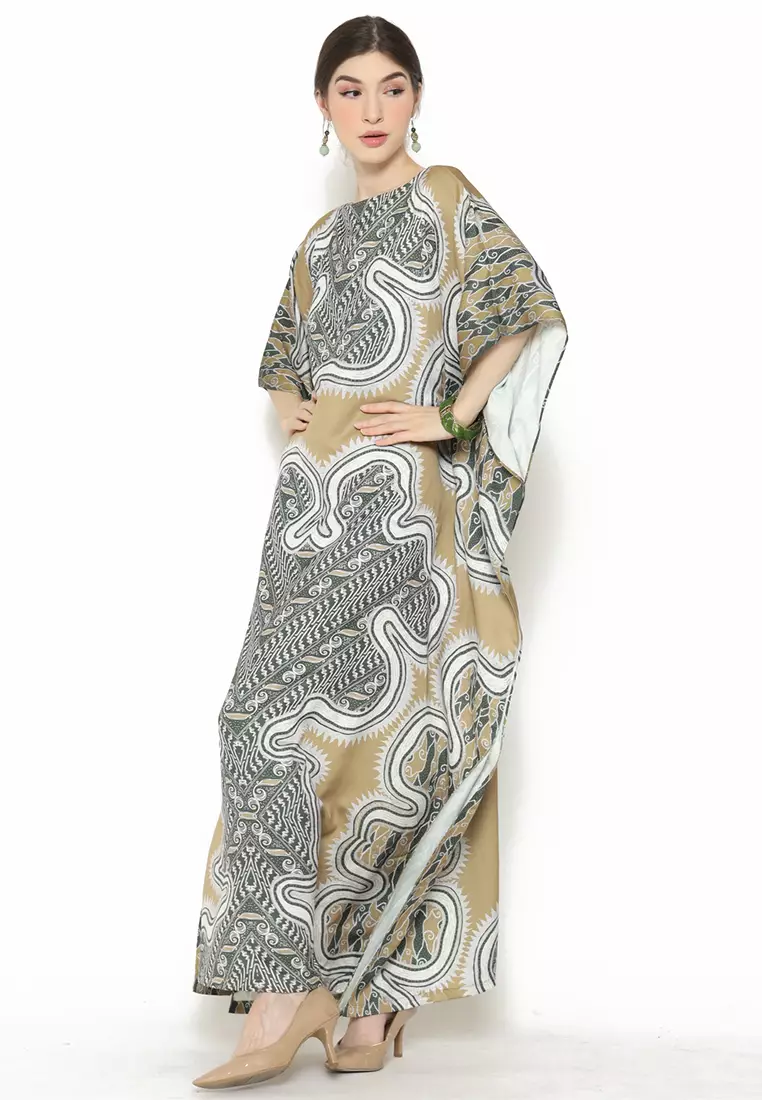 Kanzi Exclusive Short Sleeve Batik Kaftan