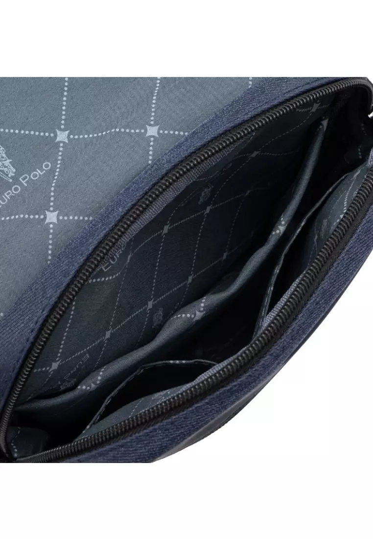 Euro Polo Crossbody Bag Men Sling Shoulder Chest EBK 40109