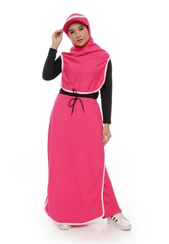 Attiqa Active pink Magical Skirt Pants Fuschia, Sport Wear ( Celana Rok Panjang Olah Raga ) 0179EAA13E7D55GS_1