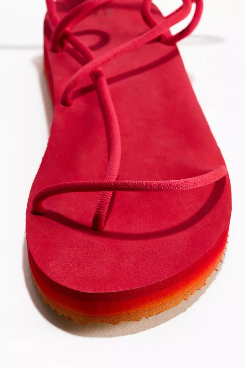 Strappy flatform sandals