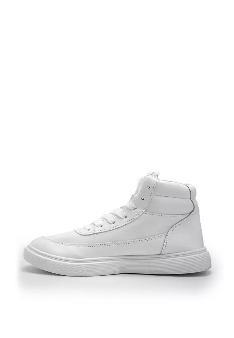 PAULMAY - Sepatu Sneakers pria Bogota High White