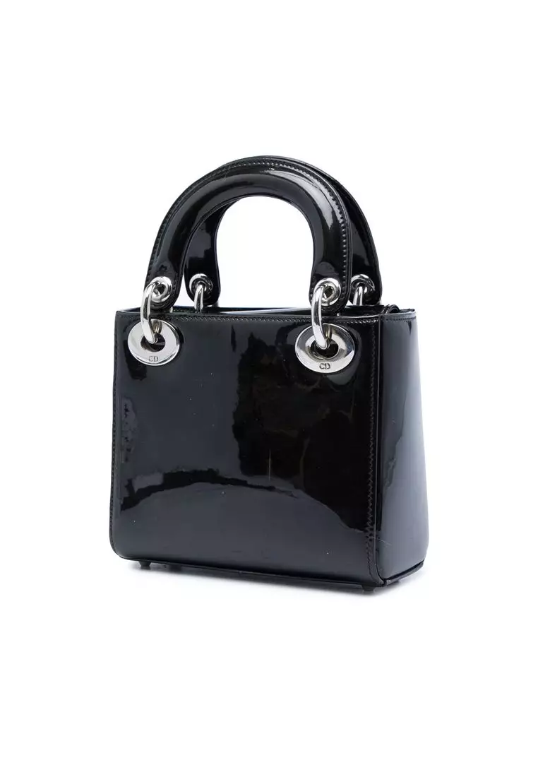 Pre-Loved Dior Mini Patent Lady Dior