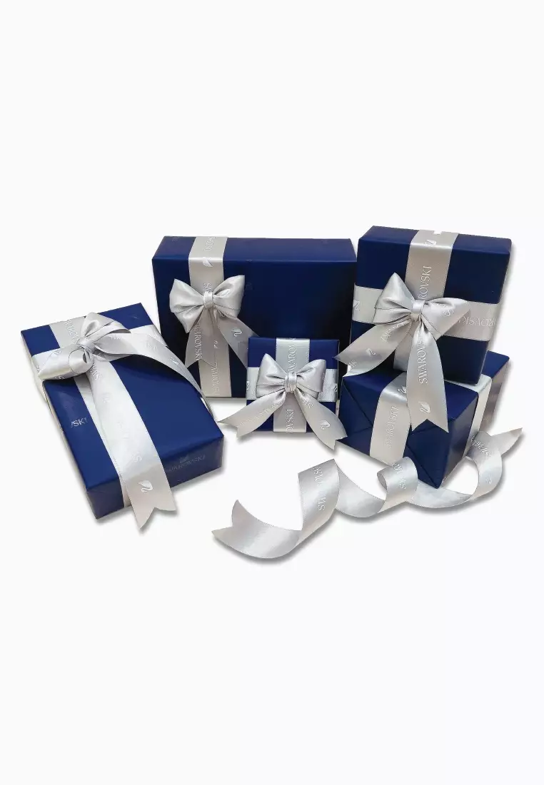 Jual Swarovski Twist Bracelet, White, Rose Gold-Tone Plated