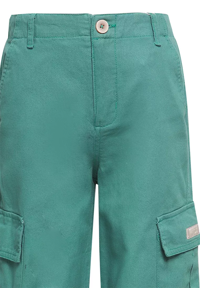 Pito Dito Girl Fritters Celana Panjang anak Hijau