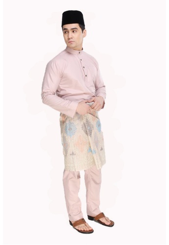 Amar Amran pink Baju Melayu Moden CD68EAA7E1D344GS_1