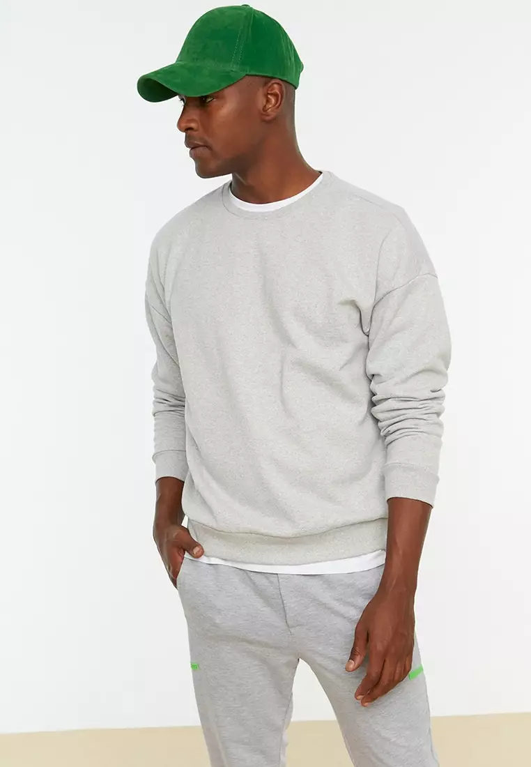 Buy Trendyol Positive Sweatshirt 2024 Online ZALORA Singapore