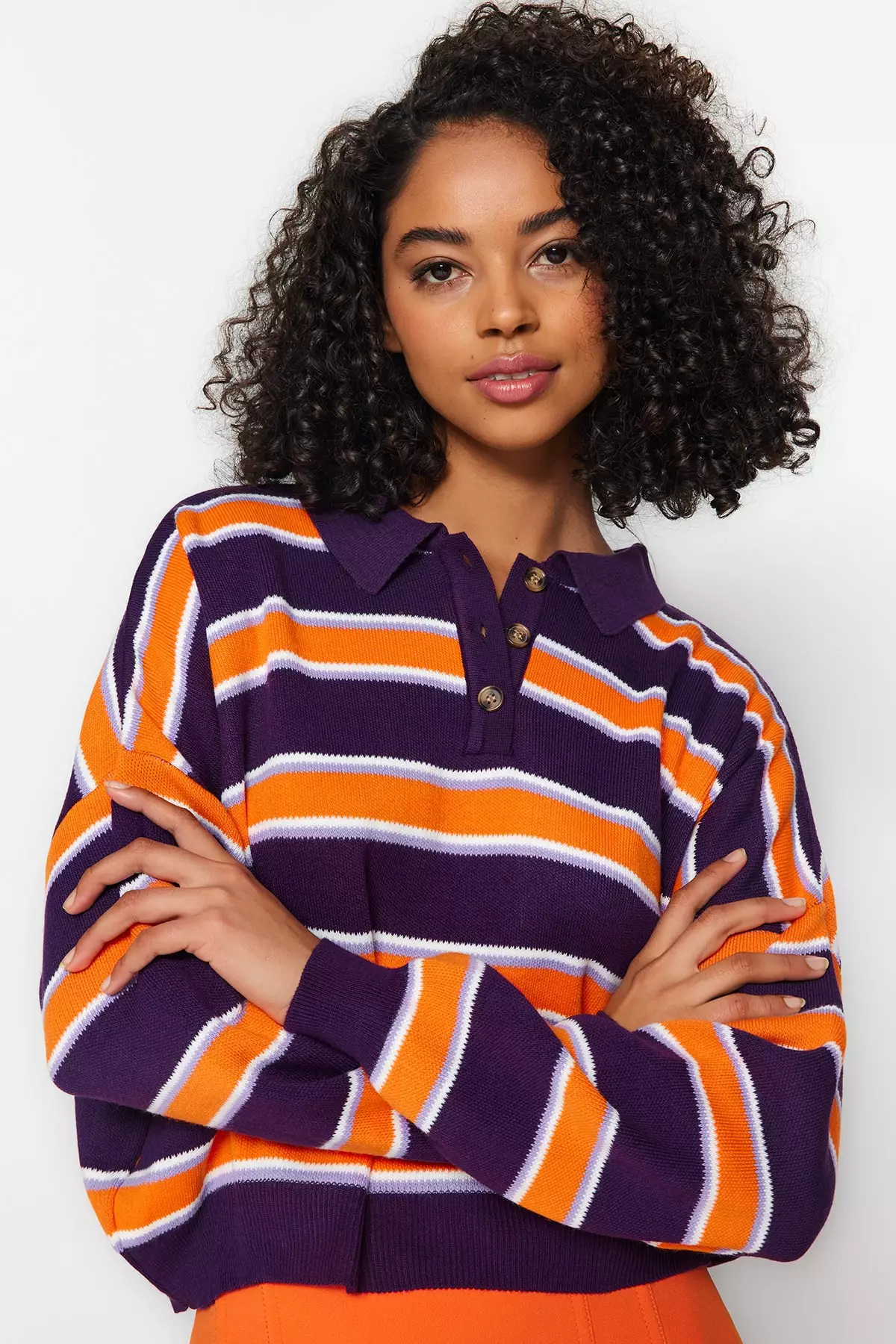 Boxy knit sweater shop