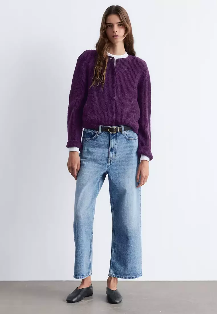 Rib-Knit Cardigan