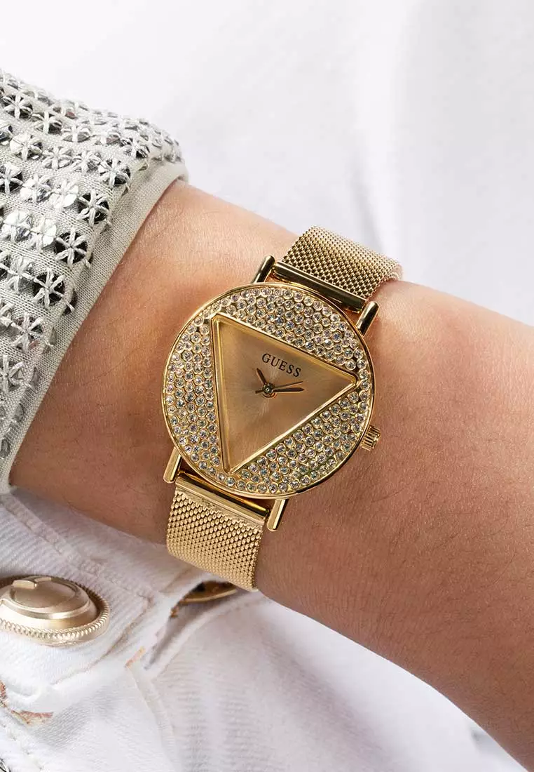 GUESS Ladies Watch MINI ICONIC  Gold Tone - GW0671L2