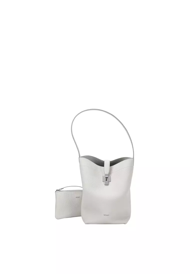 ZANA 單肩水桶袋 - 淺灰色